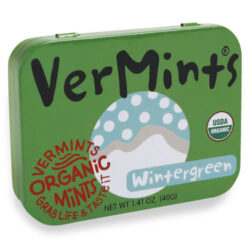 VERMINTS ORGANIC WINTERGREEN CANDY 40G