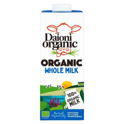 DAIONI ORGANIC WHOLE MILK 1L