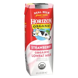 HORIZON ORGANIC STRAWBERRY SKIM MILK 236ml
